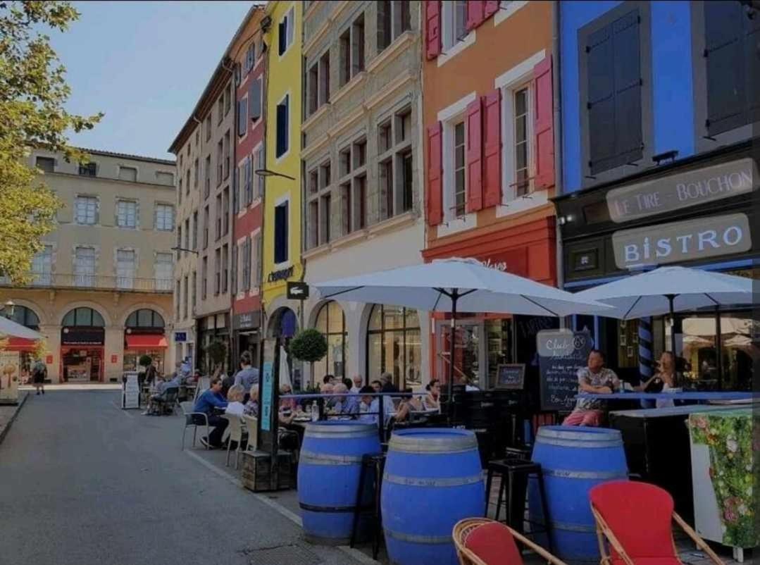 Charmant T3 Avec Terrasse Carcassonne Zewnętrze zdjęcie